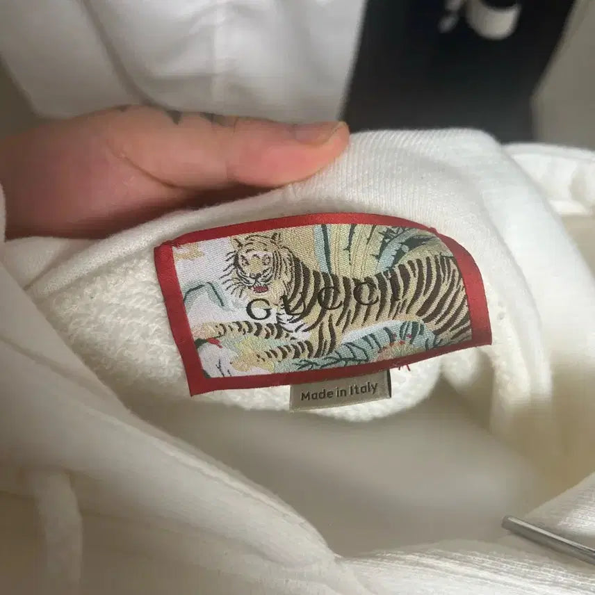 [BUNJANG] Gucci GG Tiger Hoodie / 백화점 구찌 GG 타이거 후드티