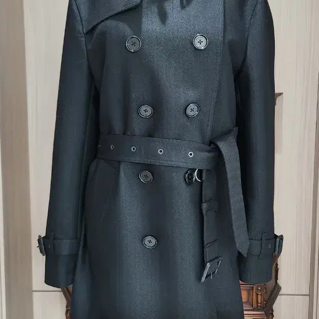 [BUNJANG] Burberry Black Label Double Trench Coat / 버버리 블랙라벨 더블 트렌치 코트