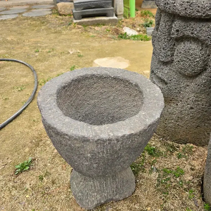 [BUNJANG] Small Stone Mortar / 소형 돌절구