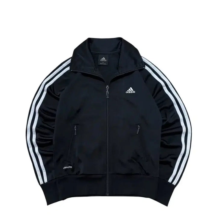 [BUNJANG] Adidas Essential Logo Deep Black Track Top Jersey / 아디다스 트랙탑 져지