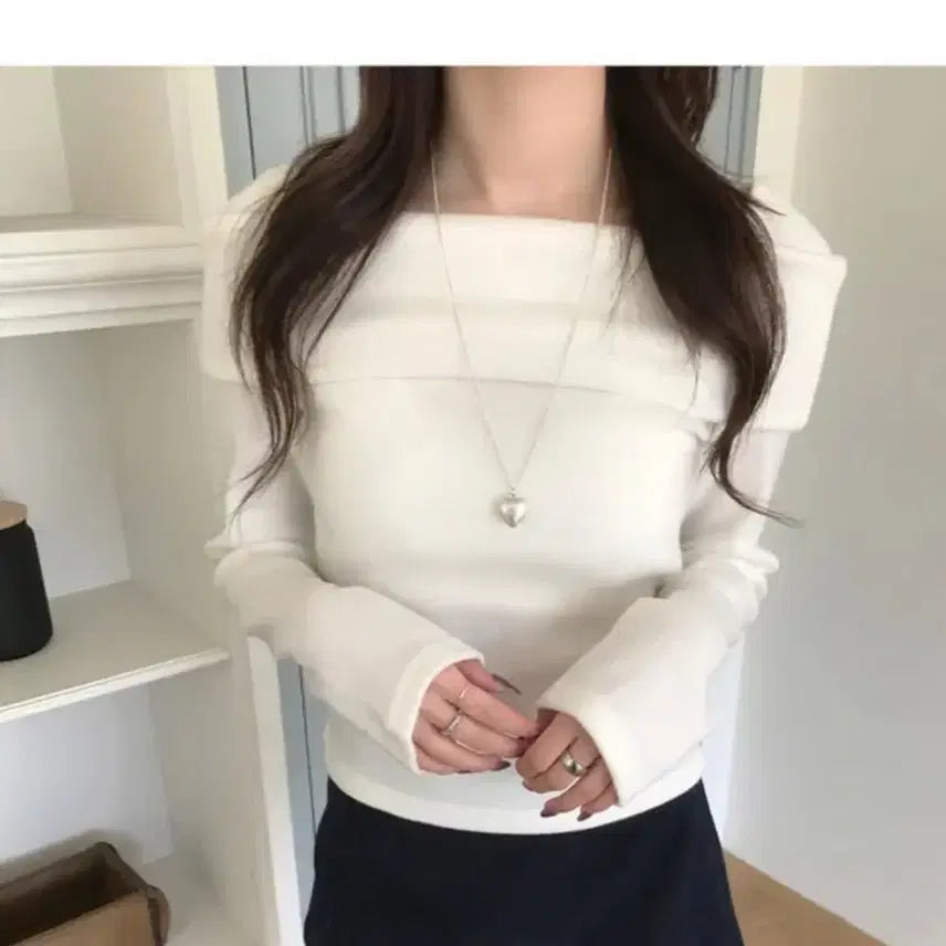 [BUNJANG] Off-Shoulder Knit Top / 오프숄더 니트