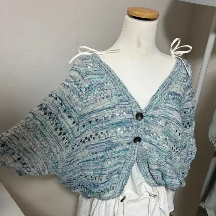 [BUNJANG] Bolero Cardigan / 소라 짜임 볼레로 가디건