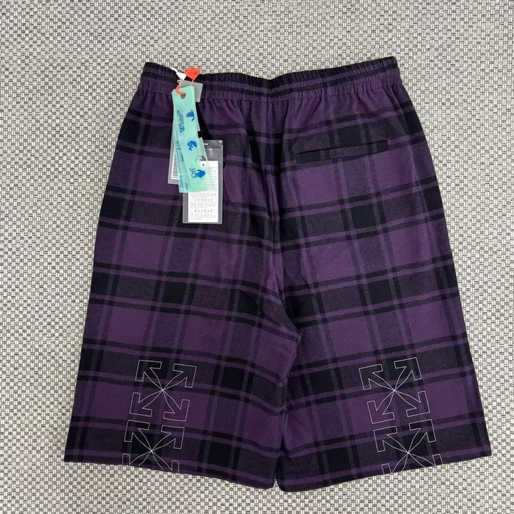[BUNJANG] Off-White Arrow Shorts Purple / [S]오프화이트 에로우 반바지