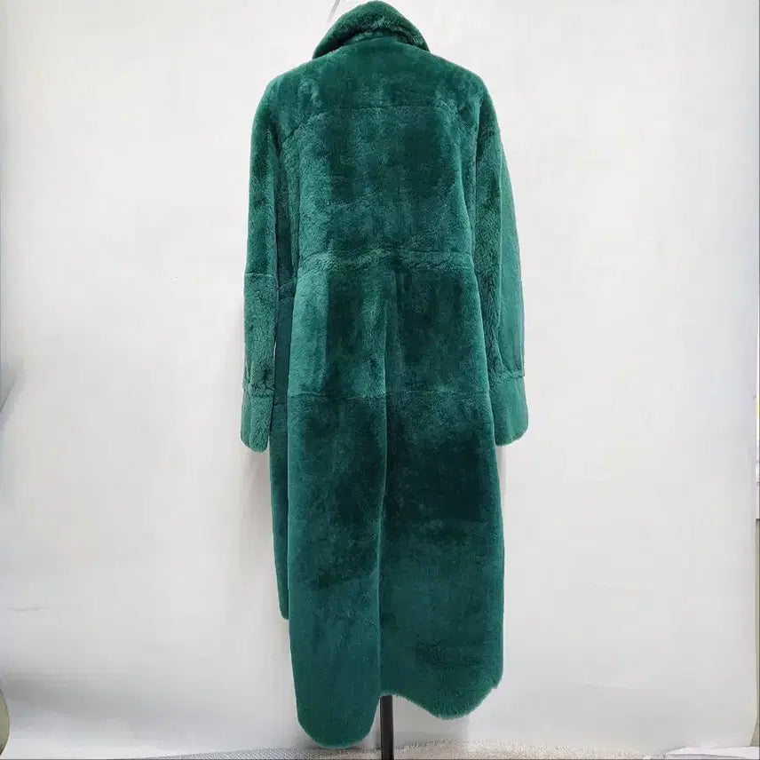 [BUNJANG] ROBO Lambskin Shearling Mouton Long Coat / ROBO 스페인 천연 양가죽 양면 무스탕 롱코트 55