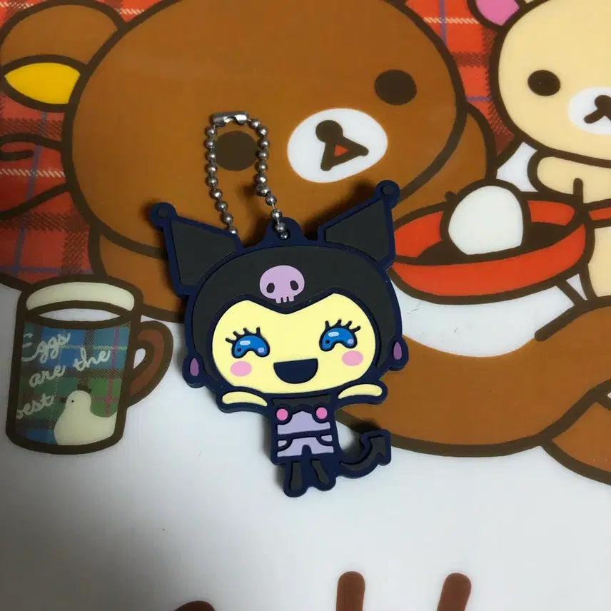 [BUNJANG] Tamagotchi Sanrio Collaboration Kuromi Rubber Strap / 다마고치 산리오 콜라보 러버스트랩 쿠로미