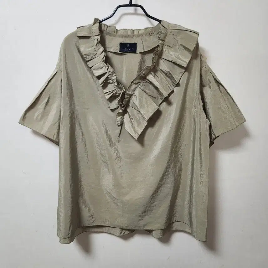 [BUNJANG] Lanvin Collection Frill Blouse / LANVIN 랑방 프릴 블라우스 셔츠