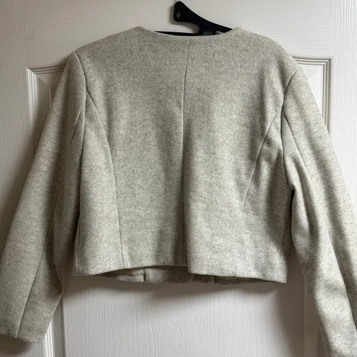 [BUNJANG] No Collar Tweed Jacket / 노카라 트위드자켓