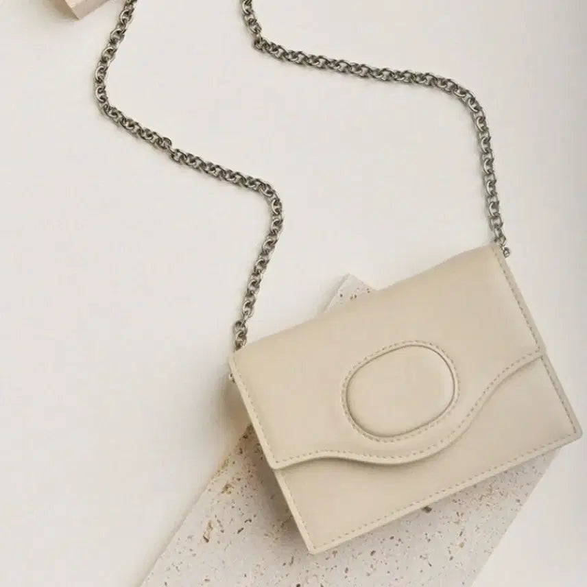 [BUNJANG] Header Eggshell Two-Way Chain Bag / (새상품) 헤더 eggshell 투웨이 체인백