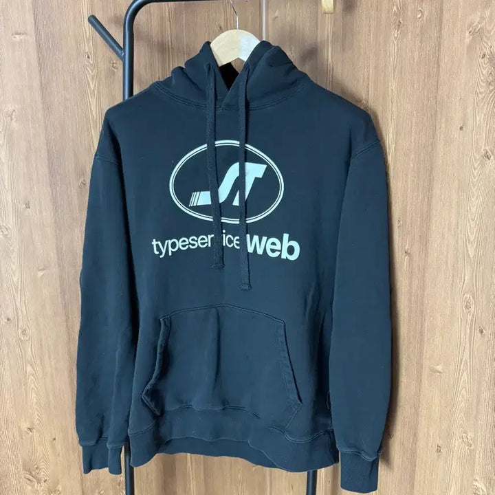 [BUNJANG] Type Service Graphic Hoodie (105) / 타입서비스 그래픽 후드 (105)