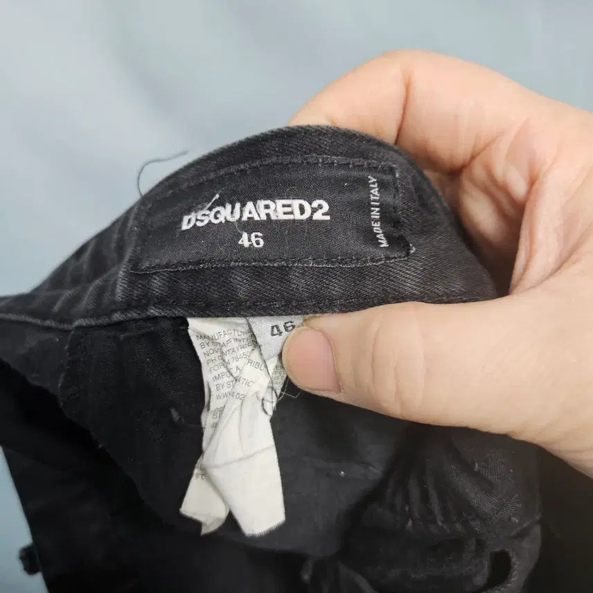 [BUNJANG] Dsquared2 Black Denim Jeans / 디스퀘어드2 블랙 데님 청바지 32