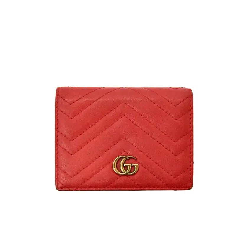 [BUNJANG] Gucci GG Matelassé Wallet / 구찌 GG 마몽 마트라쎄 반지갑 (정품)