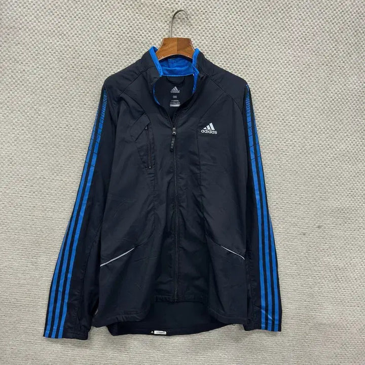 [BUNJANG] Adidas Printing Logo Windbreaker Spring/Summer Jacket / 아디다스 프린팅로고 봄 여름 윈드브레이커 바람막이 95 A08216