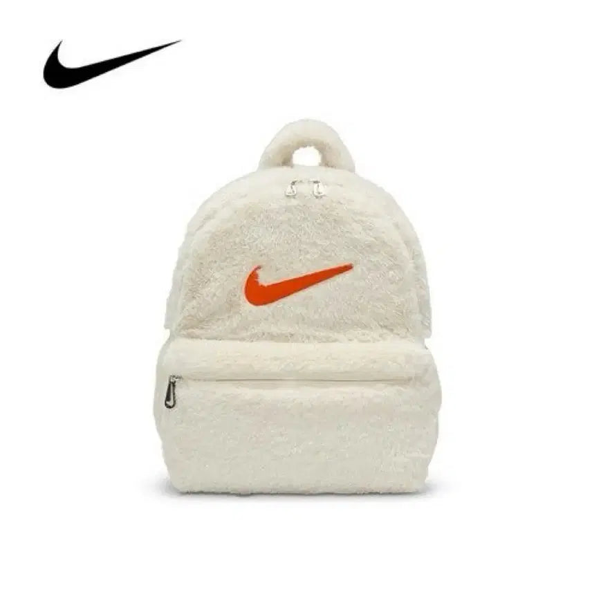 [BUNJANG] Nike Mini Fur Backpack Ivory / 나이키 미니 퍼 백팩 아이보리