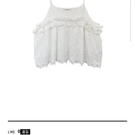 [SOLD OUT] 투스토리지니 로맨스나시 블라우스