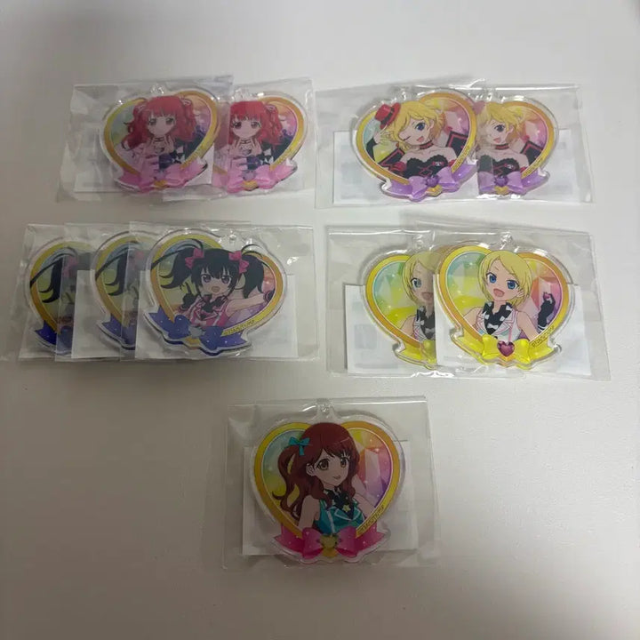 [BUNJANG] Pretty Rhythm Acrylic Keyring Bundle Set / 프리티리듬 마루쿠지 아크릴키링 양도 판매