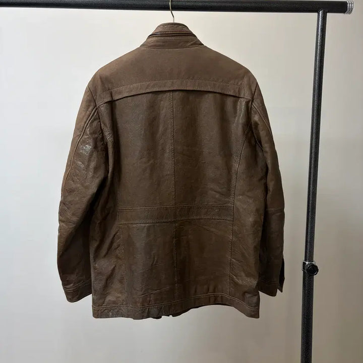 [BUNJANG] Franco Ferraro Brown Lambskin Field Jacket / (105) 프랑코 페라로 브라운 양가죽 필드자켓