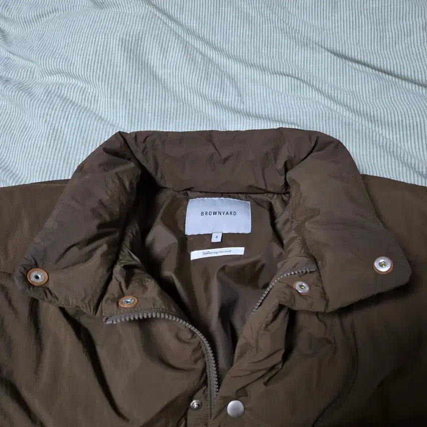 [BUNJANG] Brown Yard Puffer Down Mocha 4 (100) Goose Down Padded Parka / 브라운야드 푸퍼 다운 모카 4(100) / 구스다운 패딩 파카