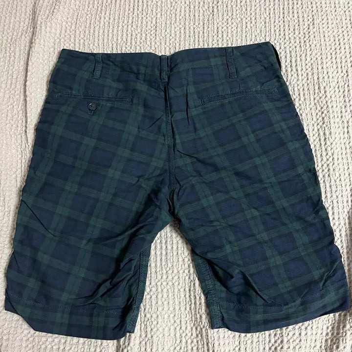[BUNJANG] MUJI Black Watch Tartan Pattern Shorts / (무료배송) 무인양품 블랙와치 패턴 반바지