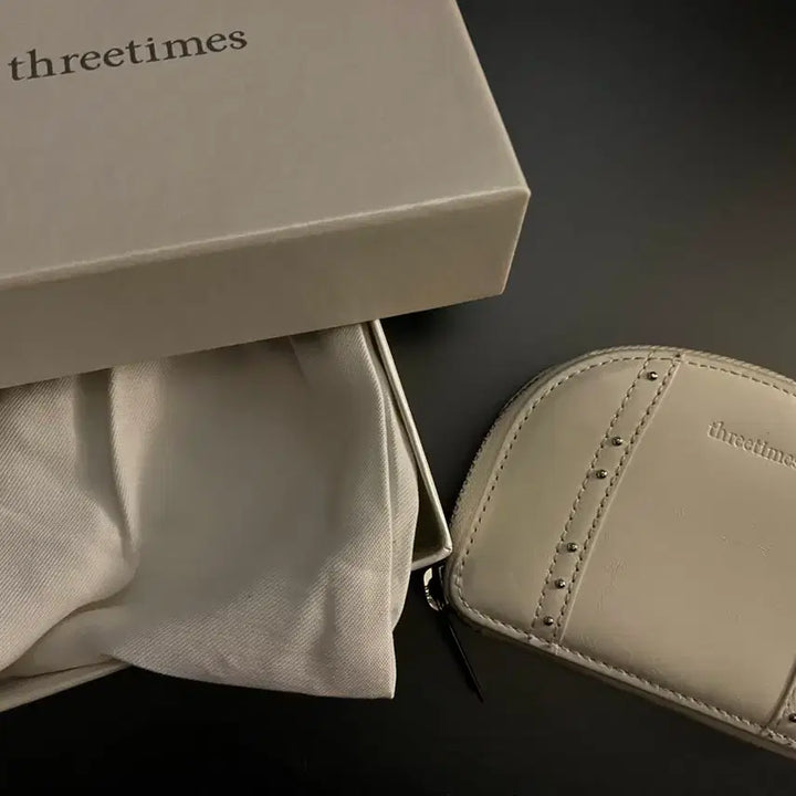 [BUNJANG] 3 Times Ivory Wallet / 쓰리타임즈 지갑 아이보리색상
