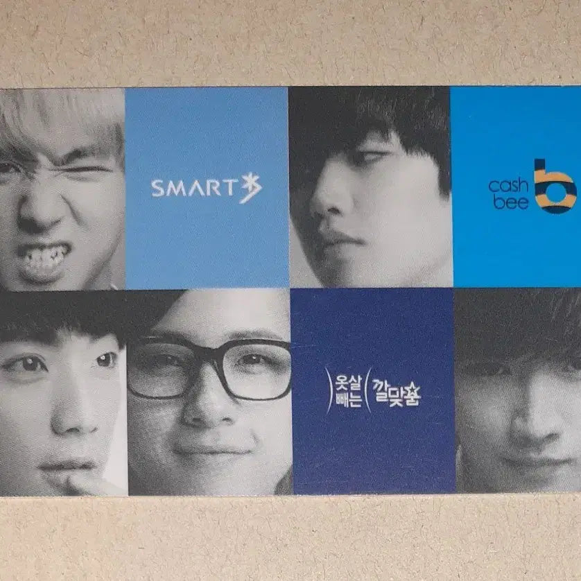 [BUNJANG] Smart Uniform B1A4 Cashbee Traffic Card / 스마트교복 B1A4 캐시비 교통카드 일반용 증정용 사용제 팝니다