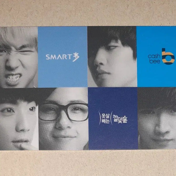 [BUNJANG] Smart Uniform B1A4 Cashbee Traffic Card / 스마트교복 B1A4 캐시비 교통카드 일반용 증정용 사용제 팝니다