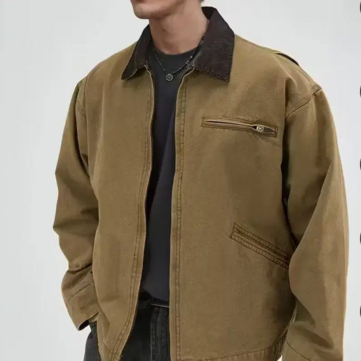 [BUNJANG] Khaki Work Jacket Men&