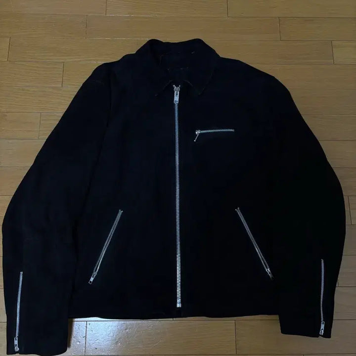 [BUNJANG] Stussy 8 Ball Suede Jacket / 스투시 8볼 스웨이드 빙 자켓