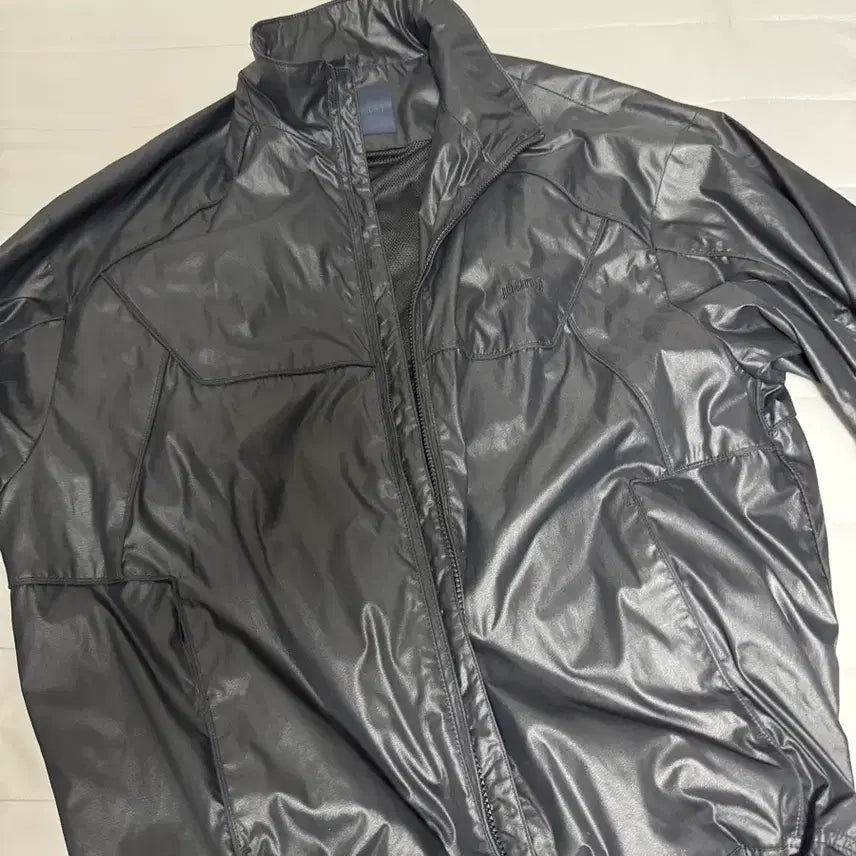 [BUNJANG] Juun.J 25FW Windbreaker Jacket / 준지25fw 크레이프 파이핑 하이넥 윈드브레이커 바람막이  *택보유*