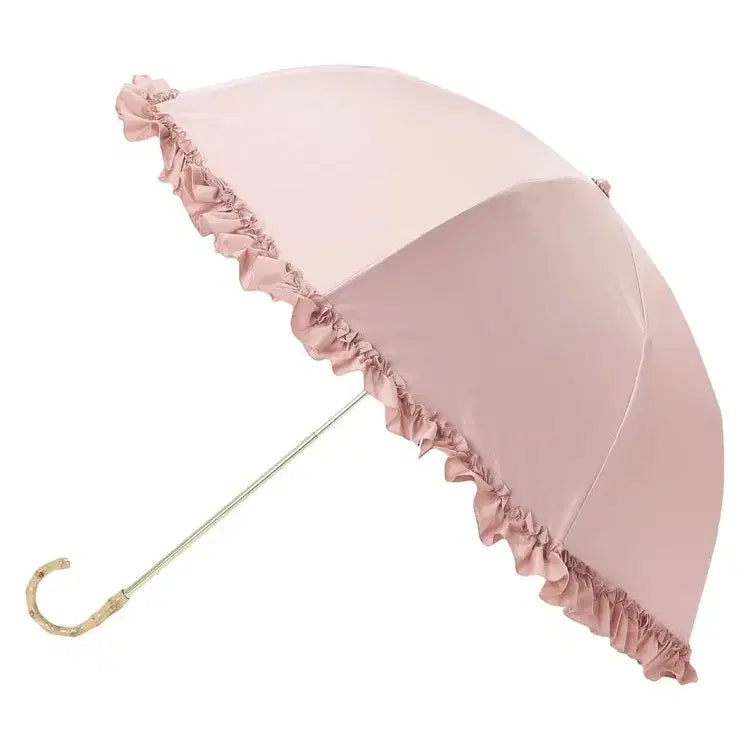 [SOLD OUT] 노에미 NOEMIE 프릴 장식 2단 접이식 양산