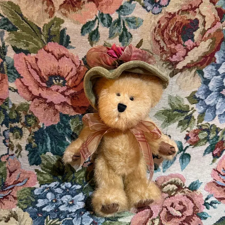 [BUNJANG] Boyds Bears Ribbon Hat Teddy Bear Plush / 보이즈베어 리본 햇 테디베어 인형