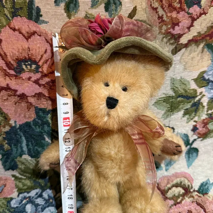 [BUNJANG] Boyds Bears Ribbon Hat Teddy Bear Plush / 보이즈베어 리본 햇 테디베어 인형
