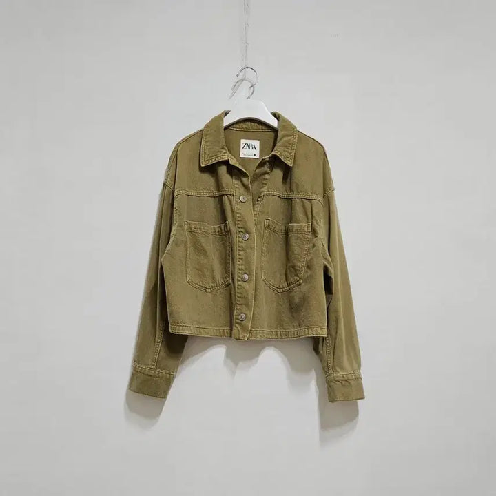 [BUNJANG] Zara Olive Denim Jacket / ZARA 올리브 데님자켓