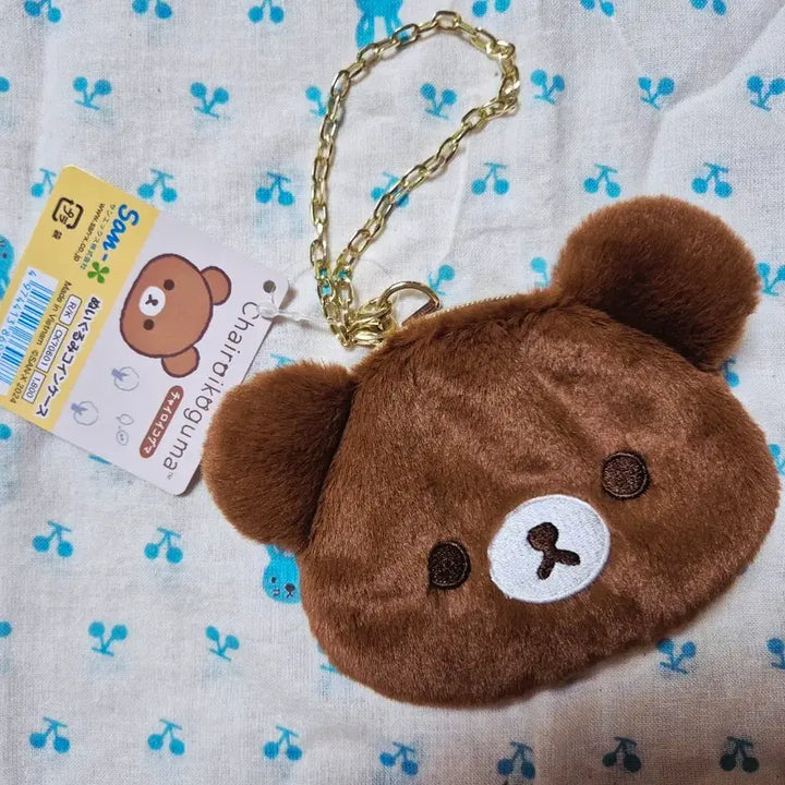 [BUNJANG] San-X Chairoikoguma Coin Pouch with Chain / 산엑스 차이로이코구마 동전지갑 체인