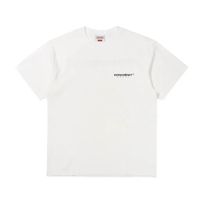 [BUNJANG] Extraordinary Basic Small Logo T-shirt / [M] 엑스트라오디너리 베이직 스몰 로고 반팔 티셔츠