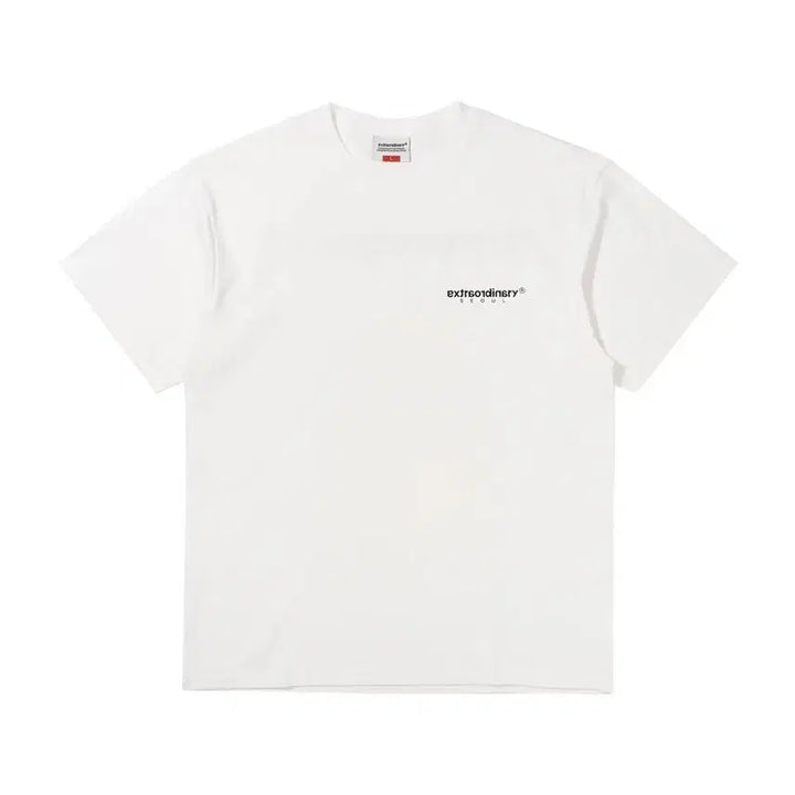 [BUNJANG] Extraordinary Basic Small Logo T-shirt / [M] 엑스트라오디너리 베이직 스몰 로고 반팔 티셔츠