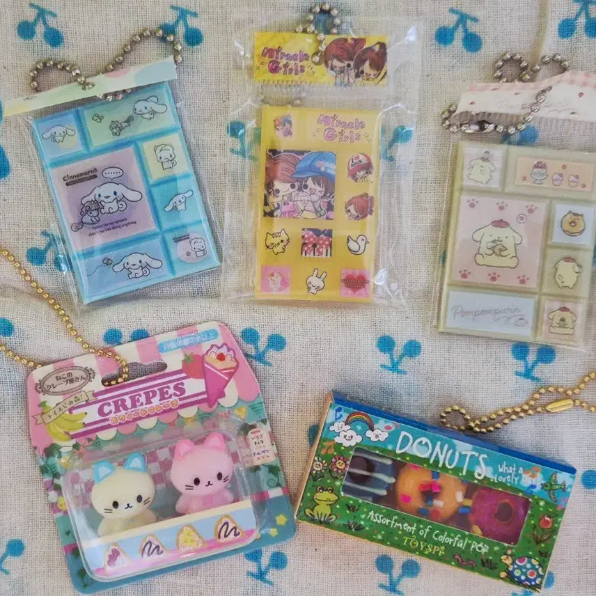 [BUNJANG] Sanrio Cinnamoroll &amp; Pompompurin Mini Gachapon Bundle Set / 산리오 시나모롤 폼폼푸린 미니 가챠 일괄