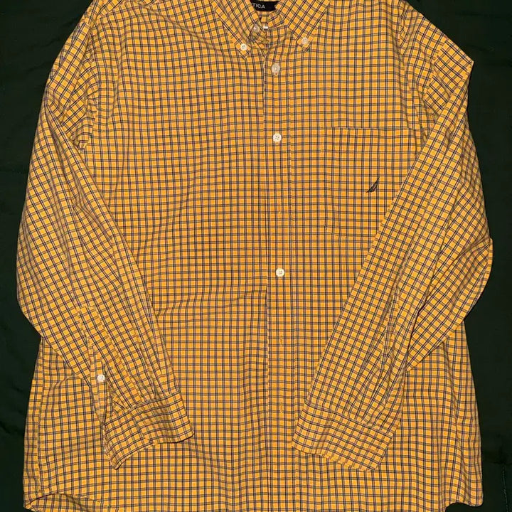 [BUNJANG] Nautica Checkered Shirt L / 노티카 체크 셔츠 L