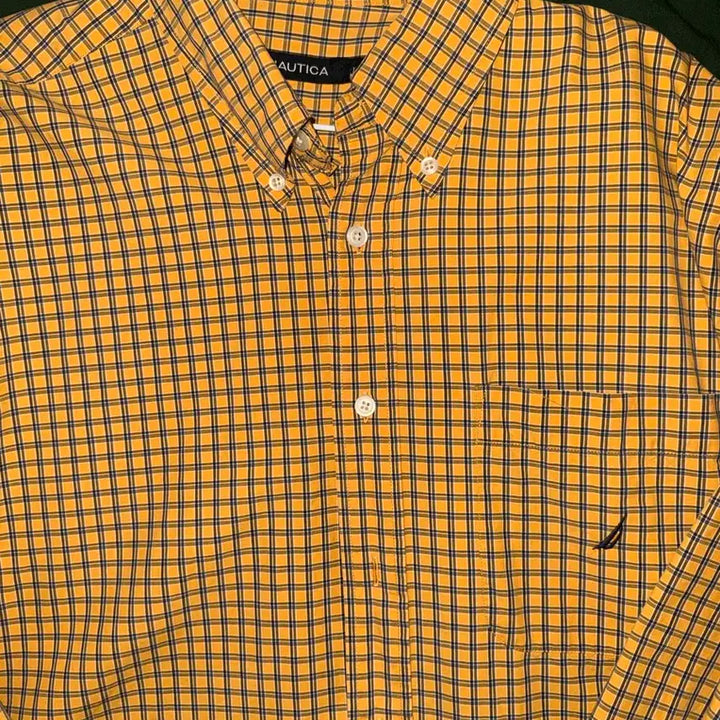 [BUNJANG] Nautica Checkered Shirt L / 노티카 체크 셔츠 L