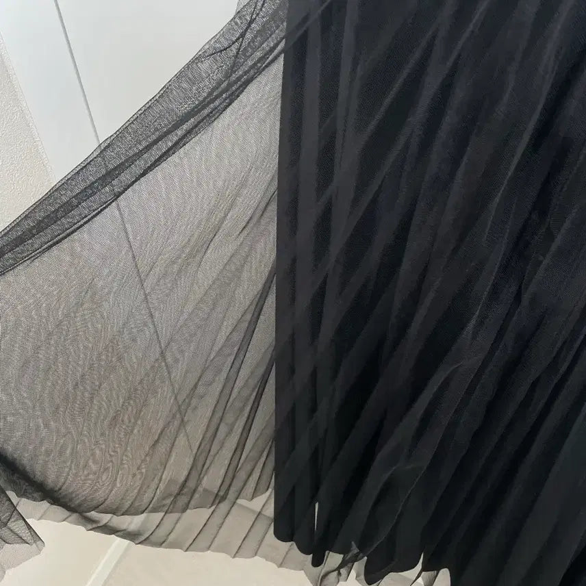 [BUNJANG] Nain Layered Bading Skirt / (나인/nain/8.9만원)블랙 레이어드 밴딩 스커트