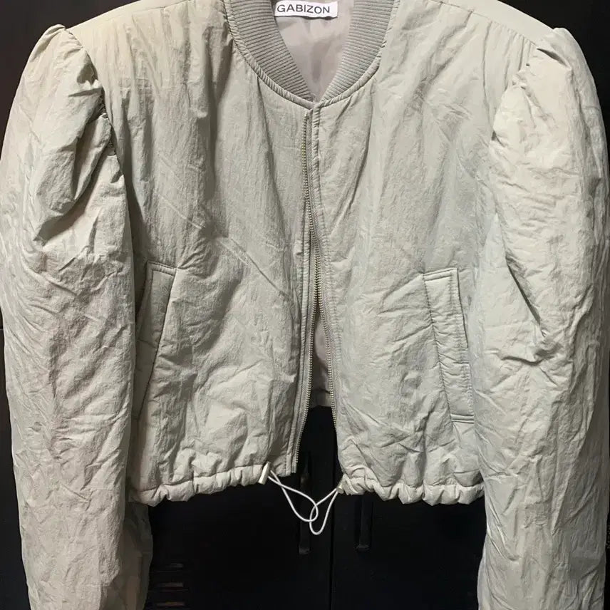 [BUNJANG] Gabizon Puff Crop Spring Jumper / 가비존 퍼프크롭 봄점퍼