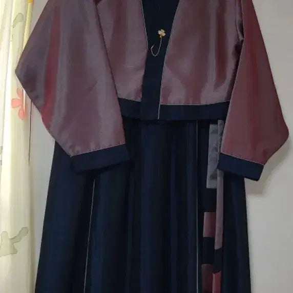 [BUNJANG] Unspecified 생활한복 Dress &amp; Jacket Set / 생활한복  네이비/자주(원피스와 저고리)66