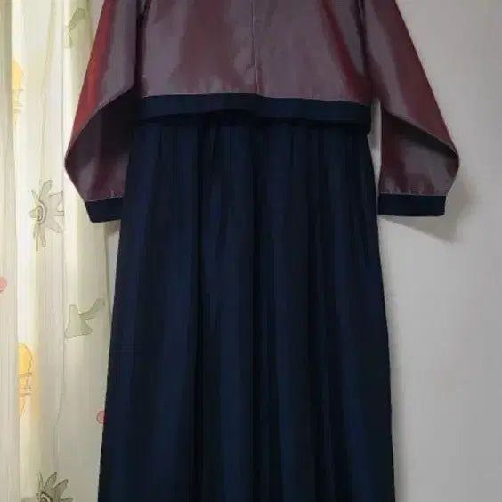 [BUNJANG] Unspecified 생활한복 Dress &amp; Jacket Set / 생활한복  네이비/자주(원피스와 저고리)66
