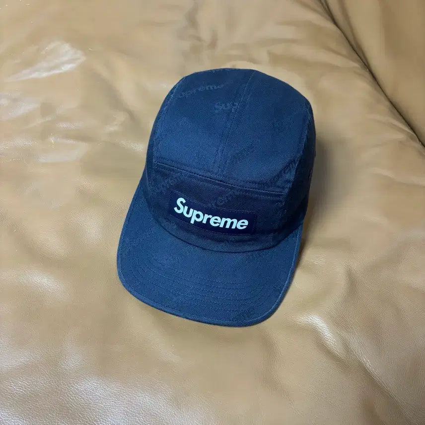 [BUNJANG] Supreme Camp Cap Hat Box Logo Jacquard Navy / 슈프림 캠프캡 모자 박스로고 자카드 네이비