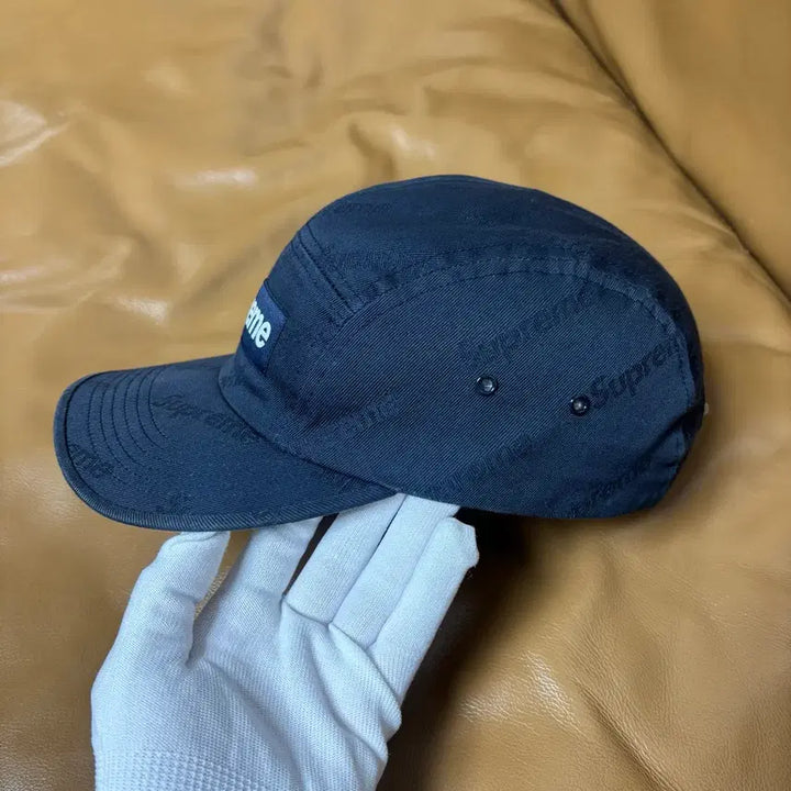 [BUNJANG] Supreme Camp Cap Hat Box Logo Jacquard Navy / 슈프림 캠프캡 모자 박스로고 자카드 네이비