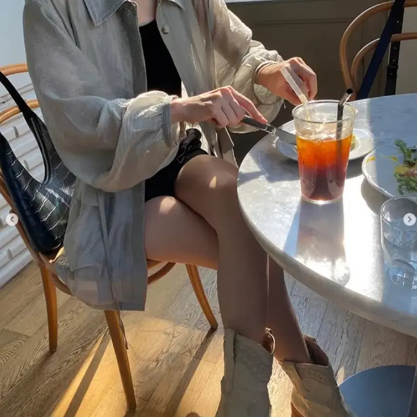 [BUNJANG] TheMoi See-Through Light Jacket / 더무이 시스루 라이트 자켓