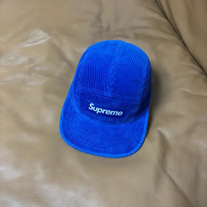 [BUNJANG] Supreme Camp Cap 24FW Corduroy Hat / 슈프림 캠프캡 모자 박스로고 24fw 코듀로이 로얄