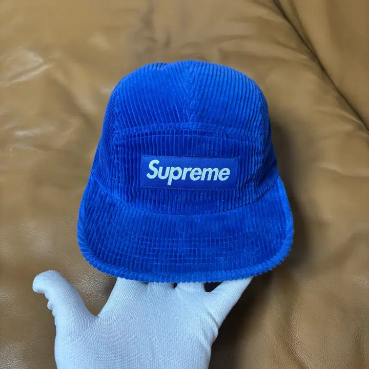 [BUNJANG] Supreme Camp Cap 24FW Corduroy Hat / 슈프림 캠프캡 모자 박스로고 24fw 코듀로이 로얄