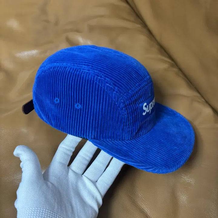 [BUNJANG] Supreme Camp Cap 24FW Corduroy Hat / 슈프림 캠프캡 모자 박스로고 24fw 코듀로이 로얄