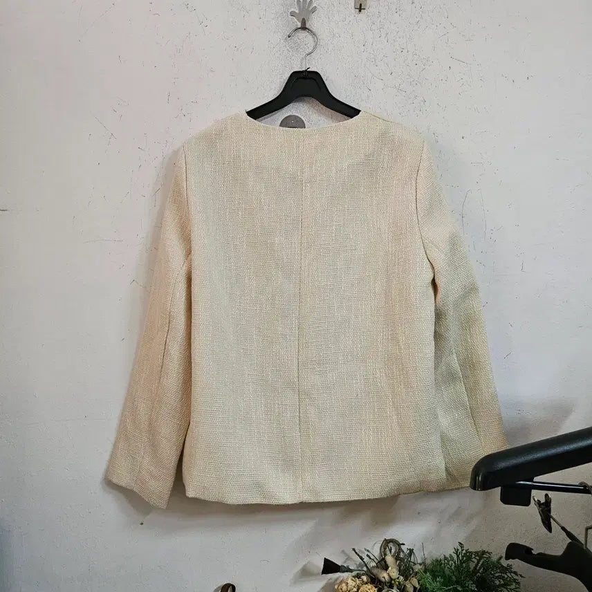 [BUNJANG] JF Ivory Tweed Pocket Jacket / JF 아이보리 트위드 포켓 자켓