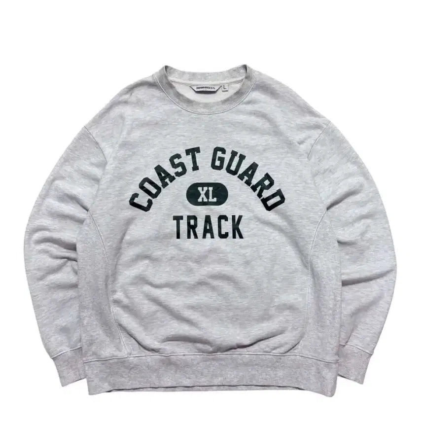 [BUNJANG] Uniform Bridge Melange Gray Oversized Graphic Sweatshirt / 유니폼브릿지 맨투맨